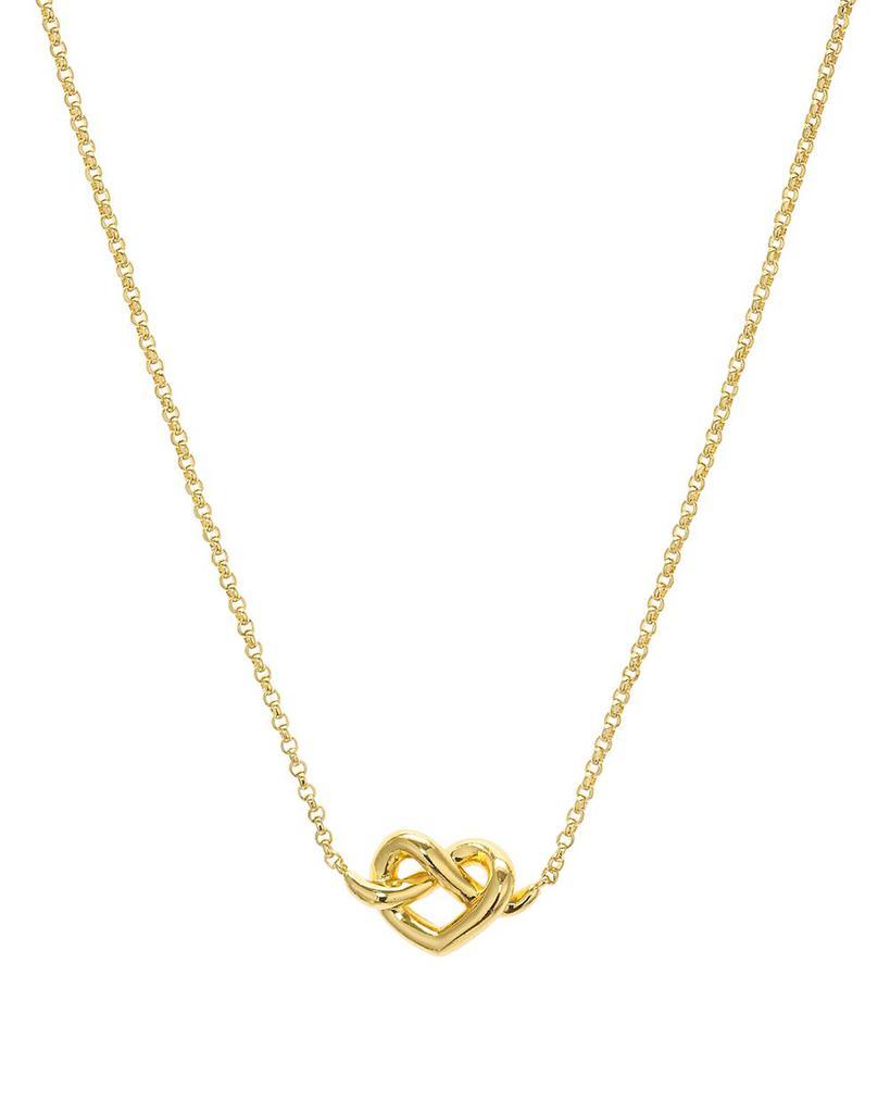 商品Kate Spade|Loves Me Knot Mini Pendant Necklace, 16",价格¥416,第1张图片