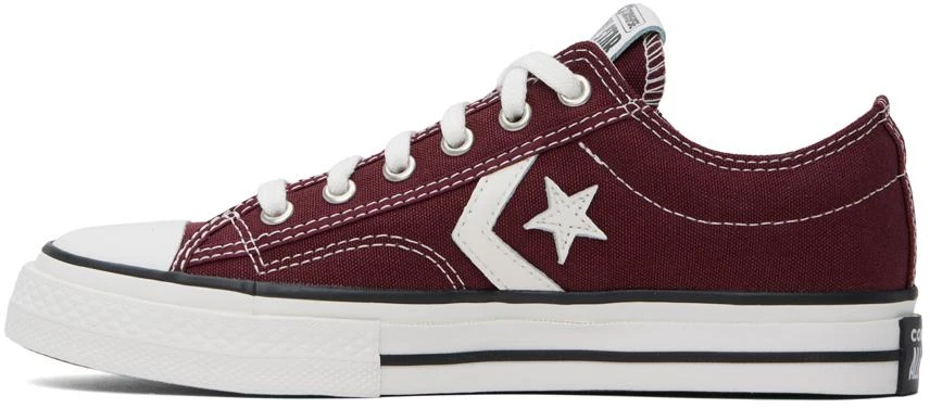 商品Converse|Burgundy Star Player 76 Low Top Sneakers,价格¥436,第3张图片详细描述