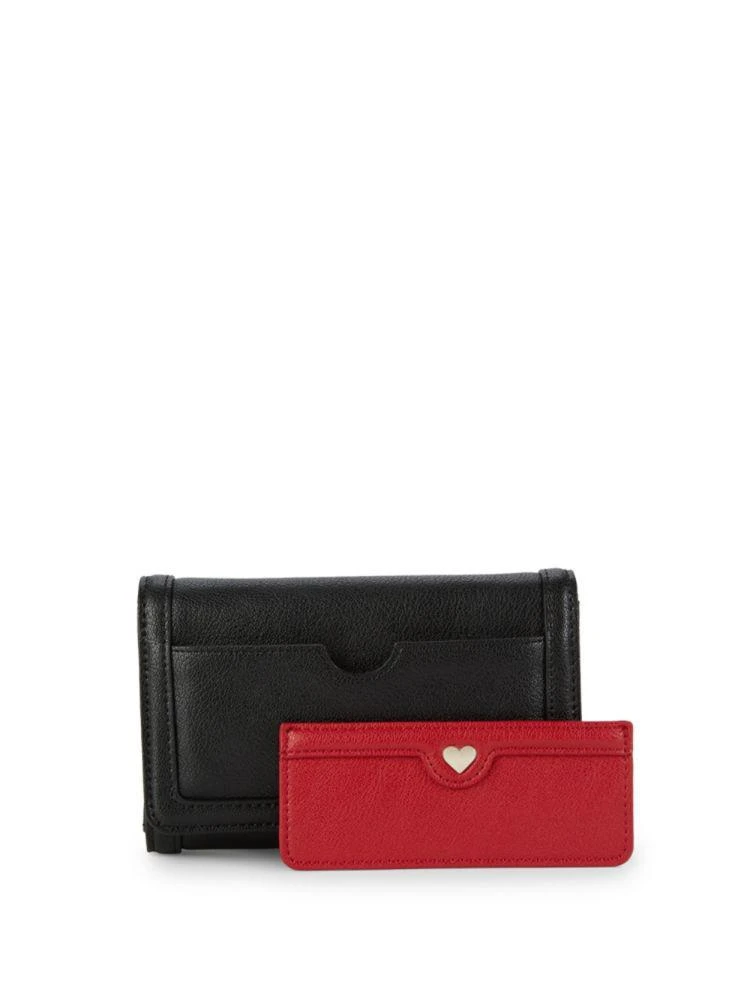 商品Moschino|Logo Faux Leather Wallet,价格¥551,第4张图片详细描述