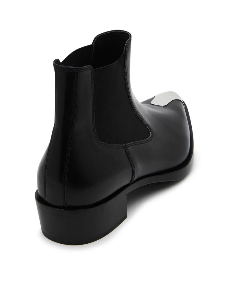 商品Alexander McQueen|Punk Chelsea Boots for Men in Black,价格¥5074,第3张图片详细描述