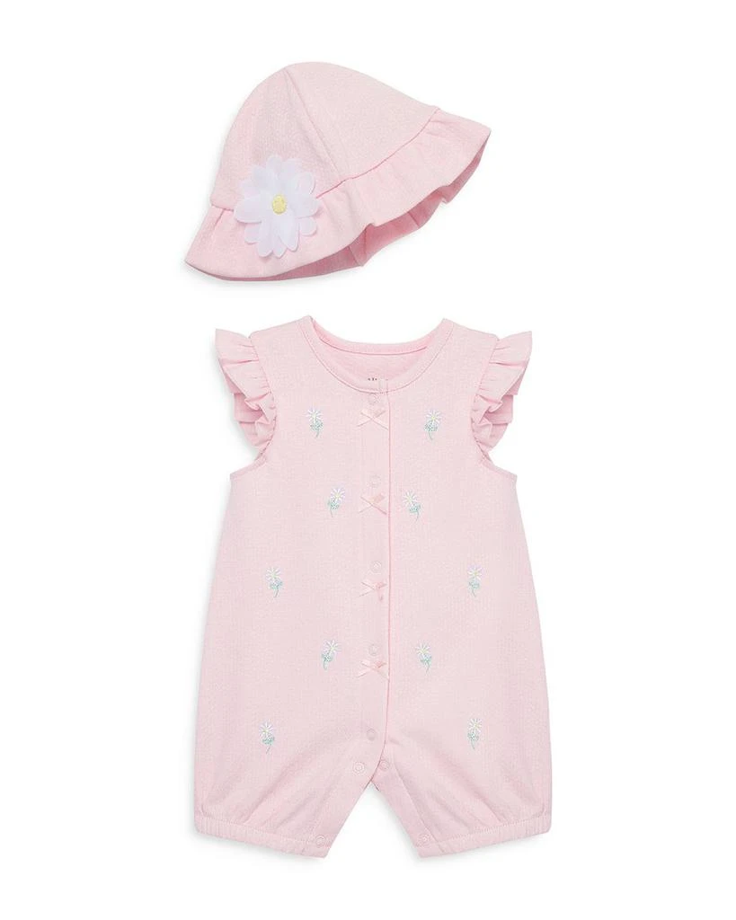 商品Little Me|Girls' Daisies Romper & Hat - Baby,价格¥250,第1张图片