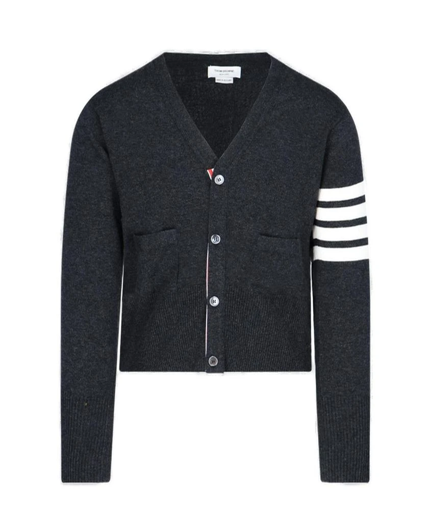 商品Thom Browne|Thom Browne 4-Bar Stripe Cardigan,价格¥7539,第1张图片
