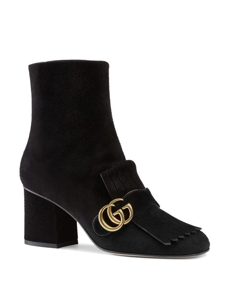 商品Gucci|Women's Marmont Block-Heel Booties,价格¥8596,第1张图片