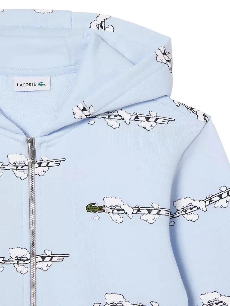 商品Lacoste|Little Kid's & Kid's Logo Cloud Zip Hoodie,价格¥299,第4张图片详细描述