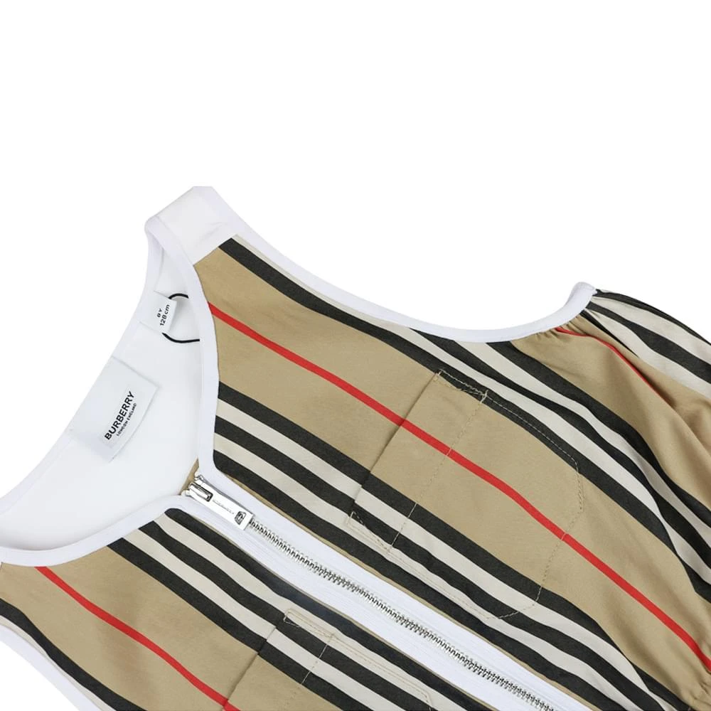 商品Burberry|Ophelia Beige Striped Jumpsuit,价格¥3052,第2张图片详细描述