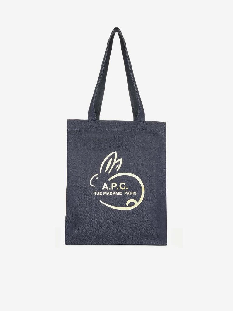 商品A.P.C.|Logo denim tote bag,价格¥835,第1张图片