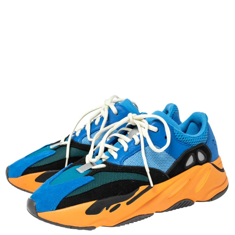 商品YEEZY|Yeezy x Adidas Multicolor Mesh and Suede Boost 700 Wave Runner Sneakers Size 43 1/3,价格¥2021,第4张图片详细描述