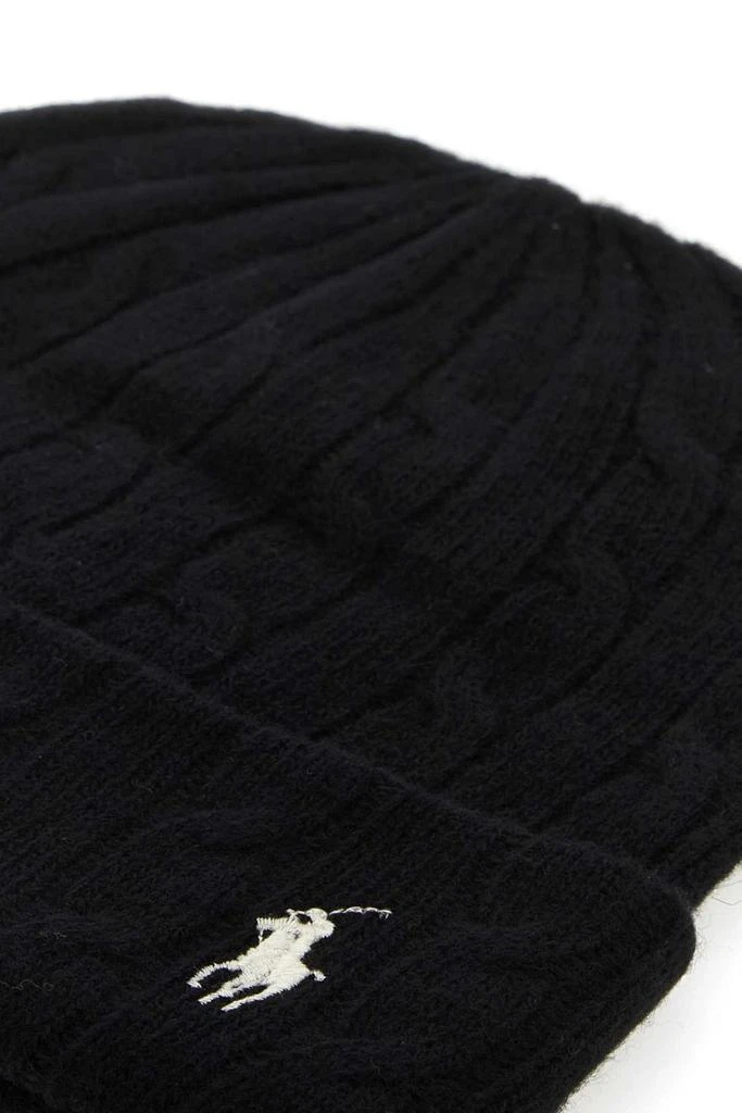 商品Ralph Lauren|Polo Ralph Lauren Pony Embroidered Cable-Knit Beanie,价格¥1018,第3张图片详细描述