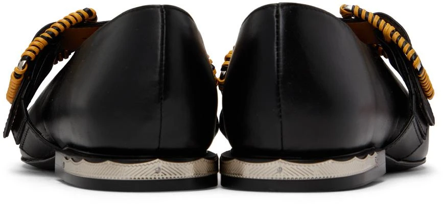商品Toga Pulla|Black Embellished Ballerina Flats,价格¥1055,第2张图片详细描述