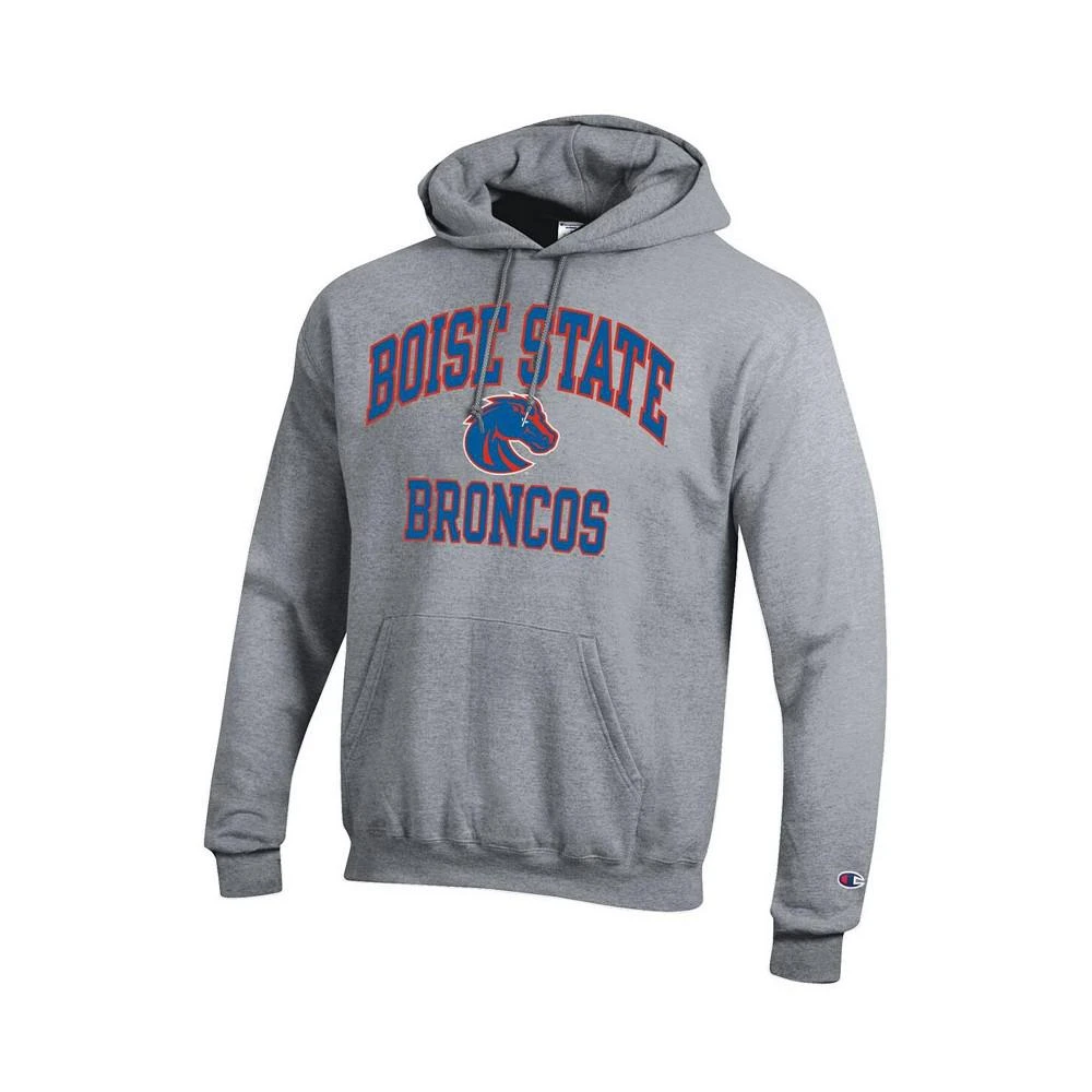 商品CHAMPION|Men's Heather Gray Boise State Broncos High Motor Pullover Hoodie,价格¥441,第2张图片详细描述