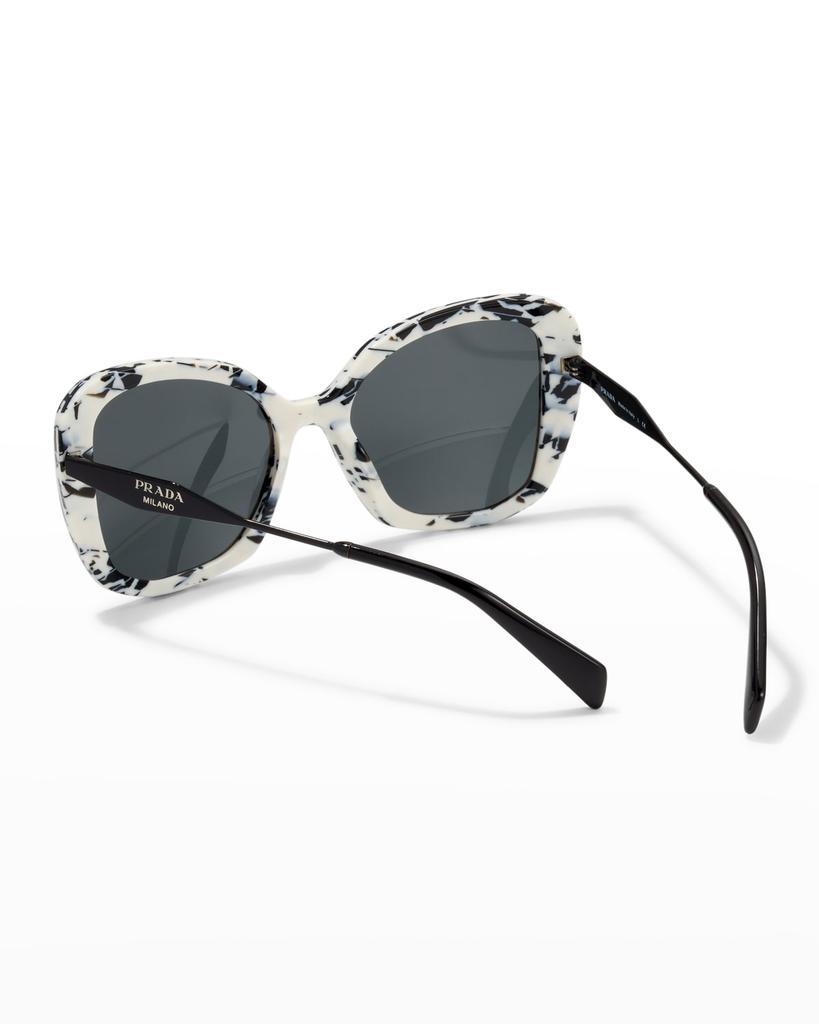 商品Prada|Marble Acetate Cat-Eye Sunglasses,价格¥2368,第4张图片详细描述