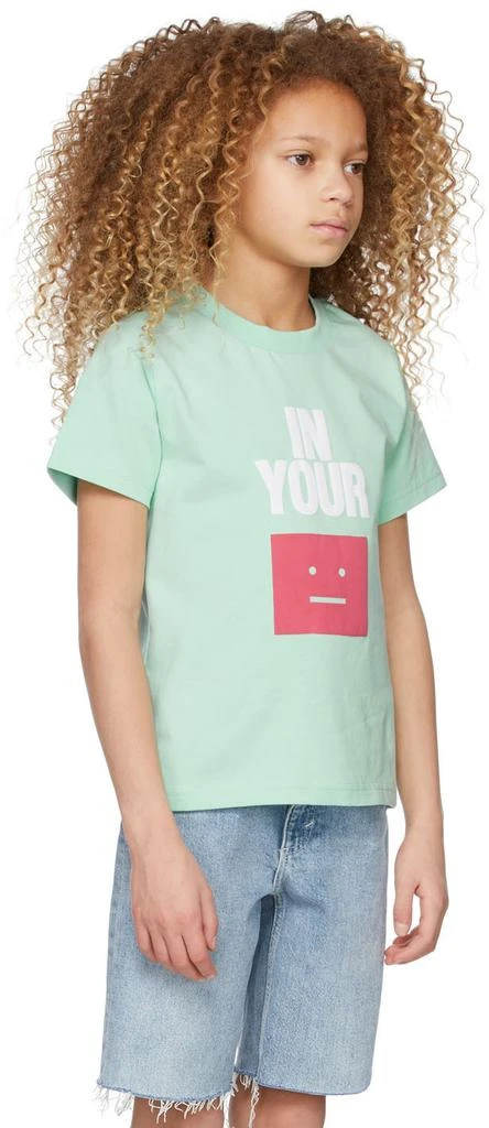 商品Acne Studios|Kids Green Nash Slogan T-Shirt,价格¥585,第3张图片详细描述