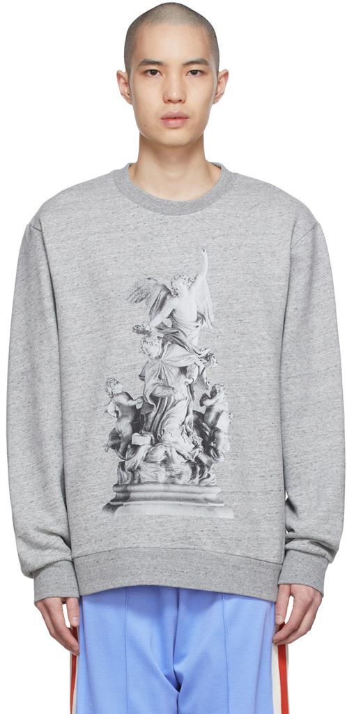 Grey Polyester Sweatshirt商品第1张图片规格展示