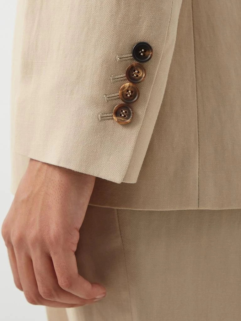 商品Brunello Cucinelli|Double-breasted twill suit jacket,价格¥9309,第4张图片详细描述