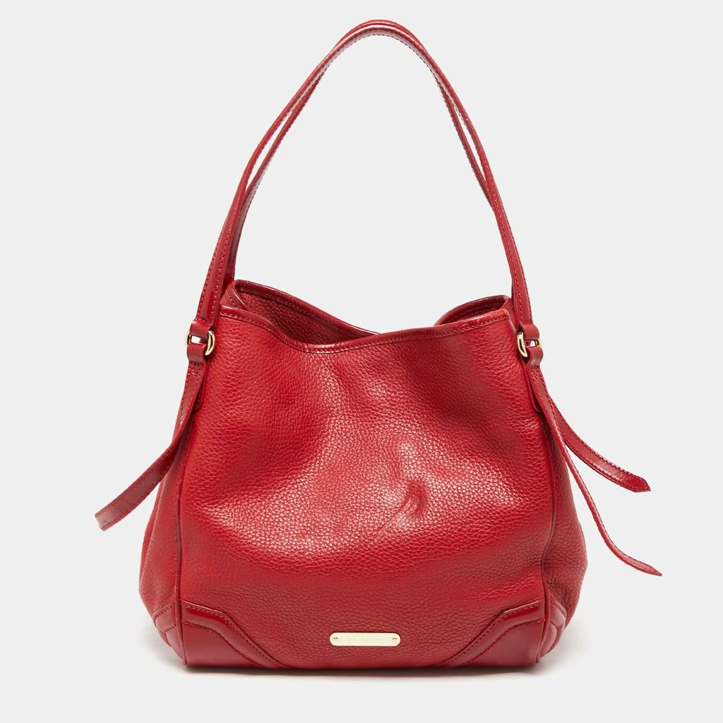 商品[二手商品] Burberry|Burberry Red Leather Small Canterbury Tote,价格¥1294,第1张图片