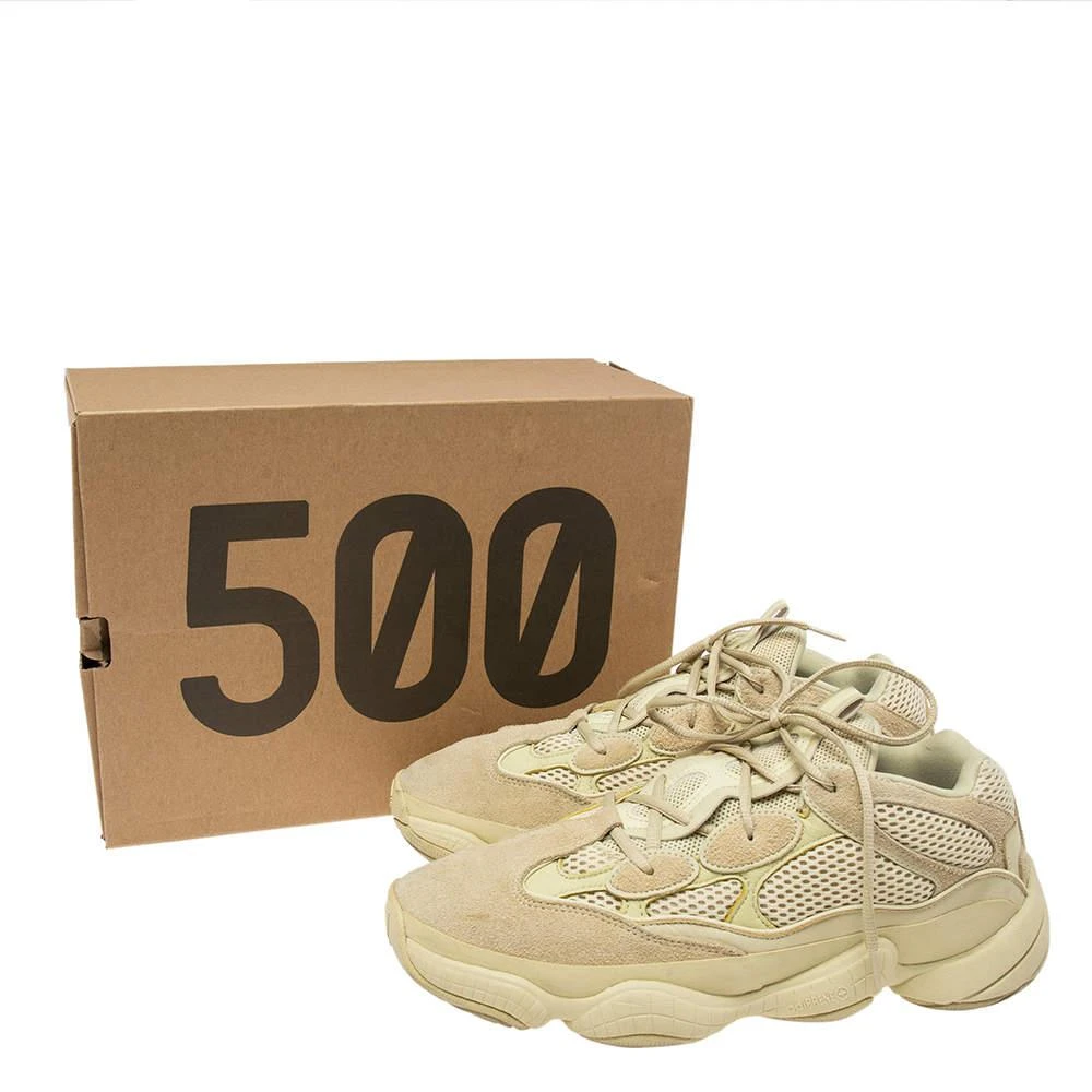 Yeezy x adidas Lime Yellow Suede And Mesh Yeezy 500 Sumoye Sneakers Size 45 1/3 商品