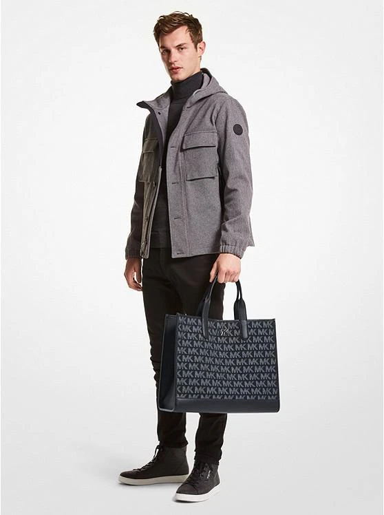 商品Michael Kors|Hudson Logo Jacquard Tote Bag,价格¥1734,第3张图片详细描述