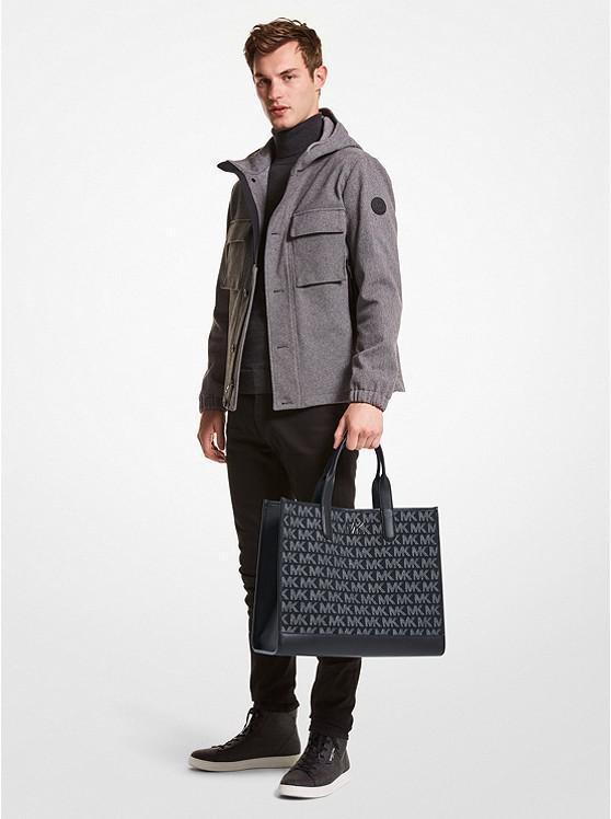 商品Michael Kors|Hudson Logo Jacquard Tote Bag,价格¥1939,第5张图片详细描述