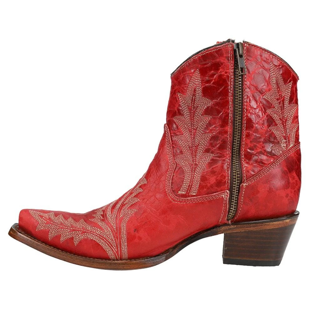 商品Corral Boots|Embroidered Snip Toe Cowboy Booties,价格¥1042,第3张图片详细描述