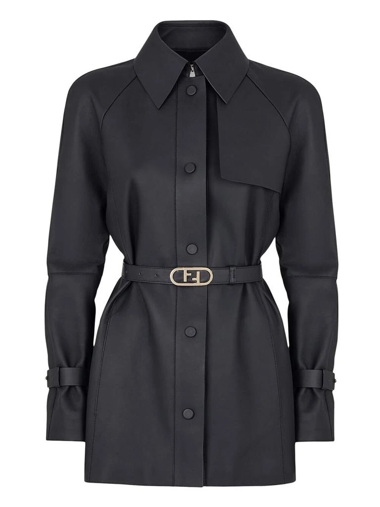 商品Fendi|Leather jacket,价格¥15421,第1张图片