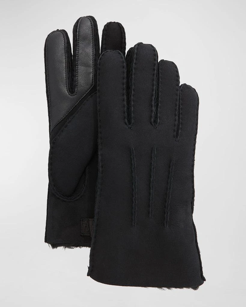 商品UGG|Men's Three-Cord Contrast Sheepskin Gloves,价格¥1265,第1张图片