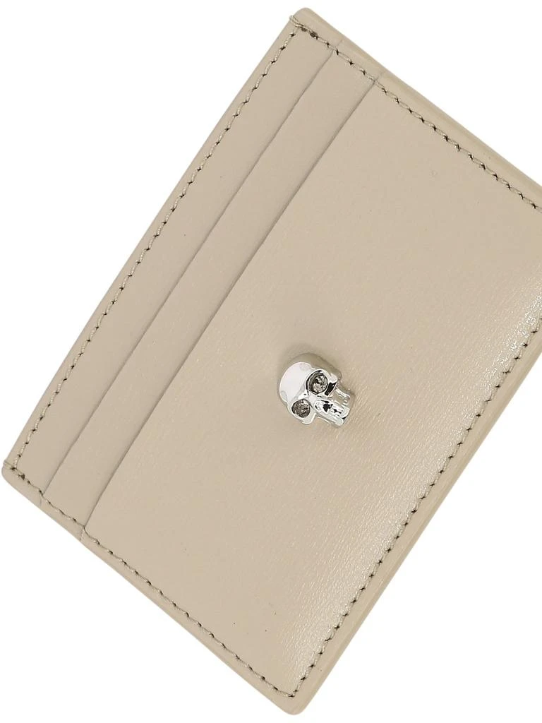 商品Alexander McQueen|Skull Wallets & Card Holders Beige,价格¥900,第4张图片详细描述