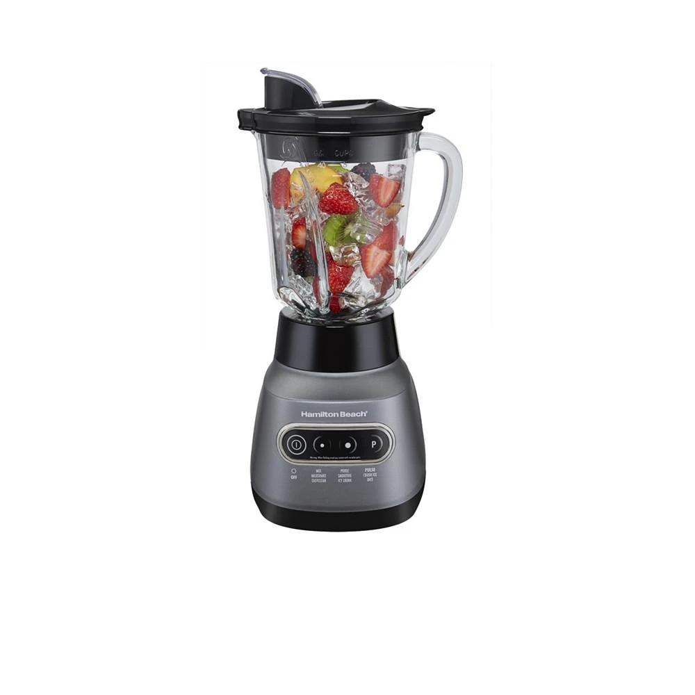 商品Hamilton Beach|Ice Crusher Blender with 40 oz. Glass Blender Jar and 20 Oz. Travel Jar,价格¥484,第1张图片