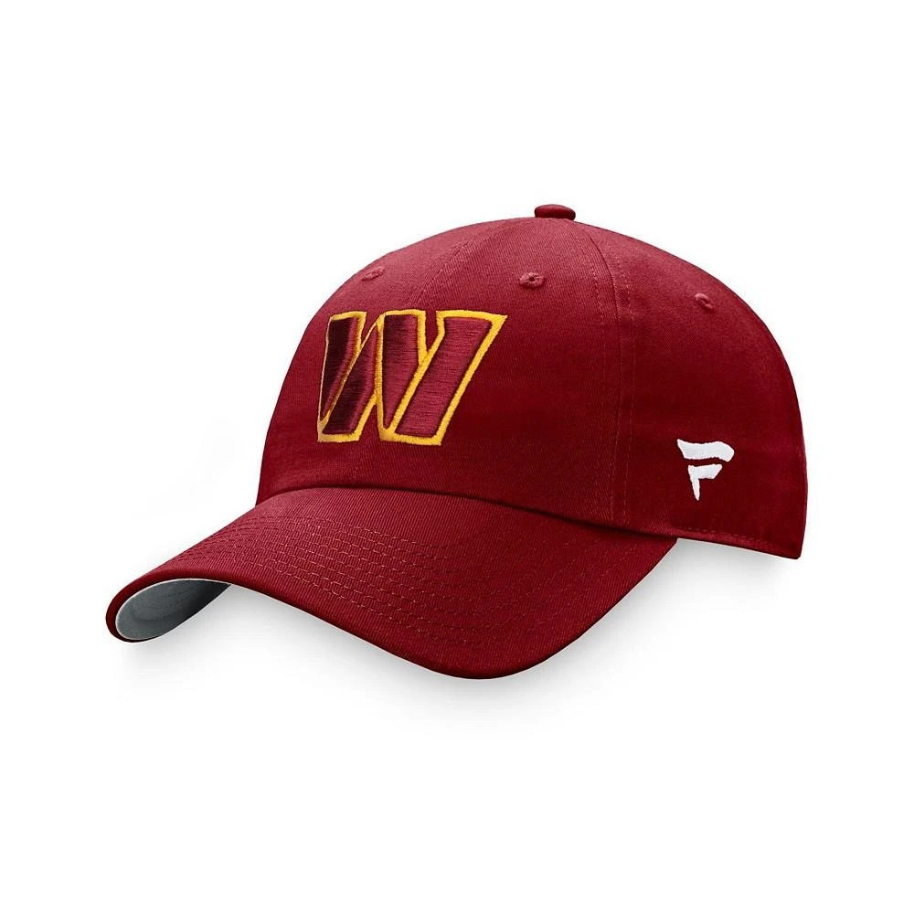 商品Fanatics|Women's Branded Burgundy Washington Commanders Iconic Iridescent Adjustable Hat,价格¥190,第1张图片