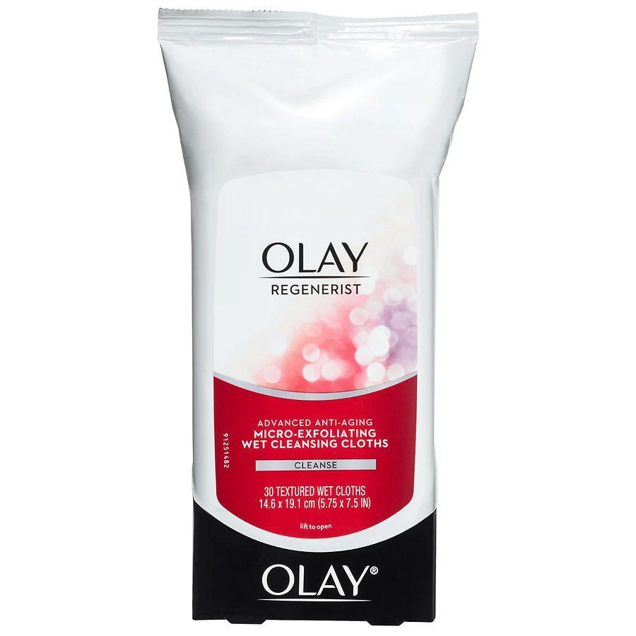 商品Olay|Regenerist Micro-Exfoliating Wet Cleansing Cloths Fresh & Clean,价格¥75,第1张图片