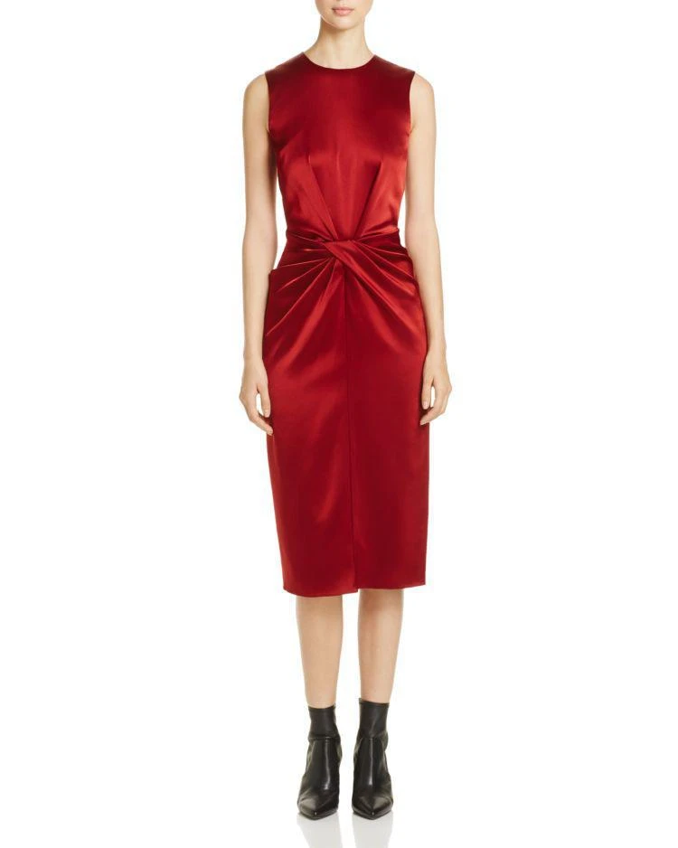 商品Donna Karan|Twist Front Silk Dress,价格¥1095,第1张图片