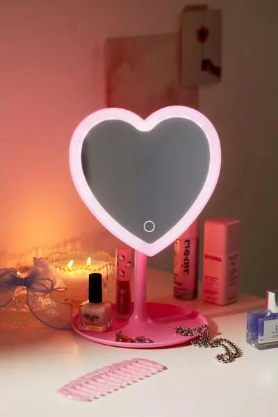 商品Urban Outfitters|UO Heartbeat Makeup Vanity Mirror,价格¥152,第1张图片