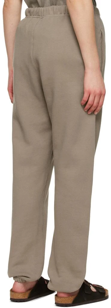 商品Essentials|Taupe Cotton Lounge Pants,价格¥442,第3张图片详细描述
