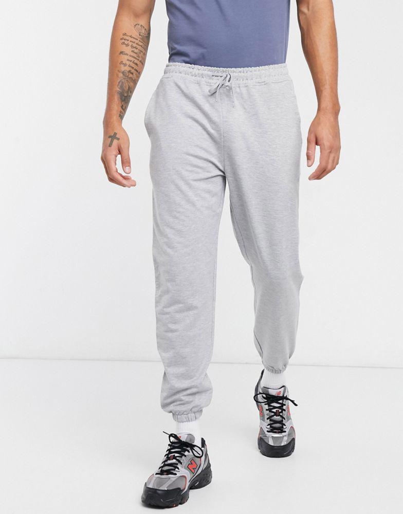 ASOS 4505 icon training joggers with tapered fit in grey marl商品第1张图片规格展示
