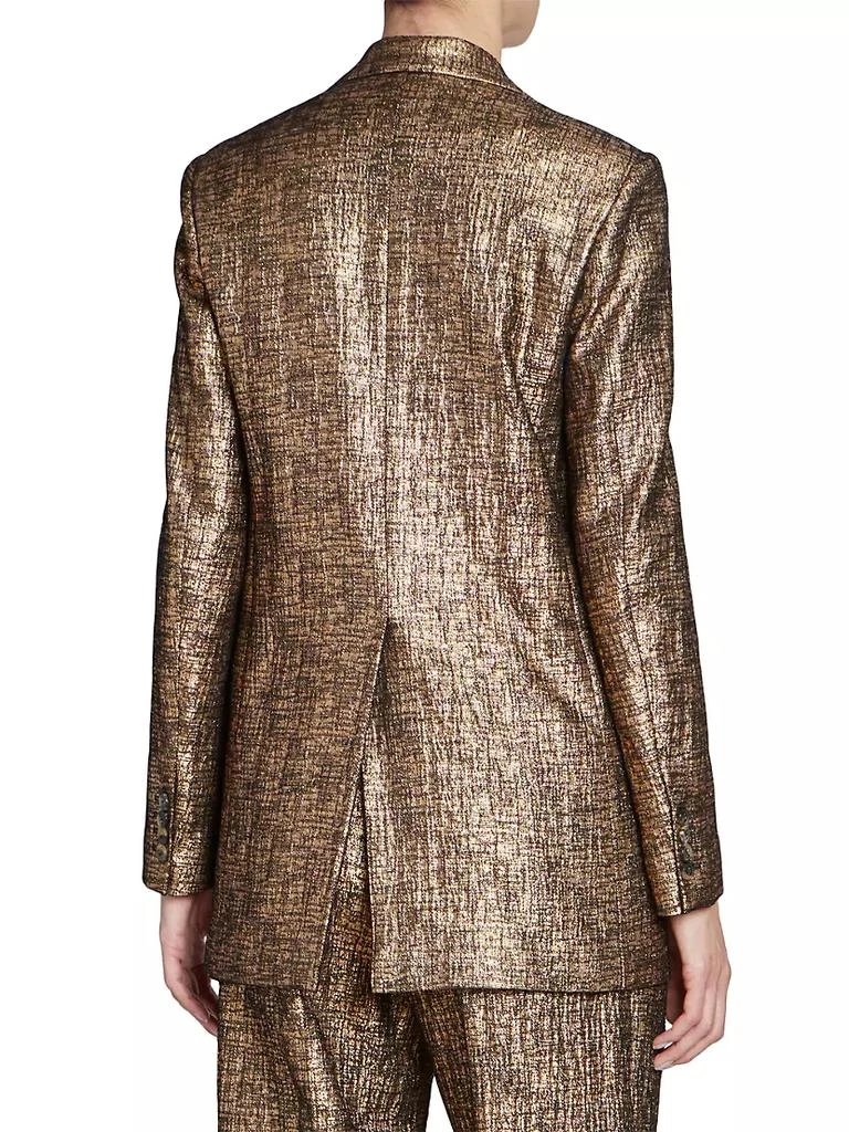 商品Dries Van Noten|Blanchet Metallic Single-Breasted Jacket,价格¥5268,第5张图片详细描述