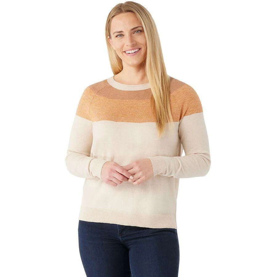 商品SmartWool|Edgewood Colorblock Crew Sweater - Women's,价格¥367,第1张图片