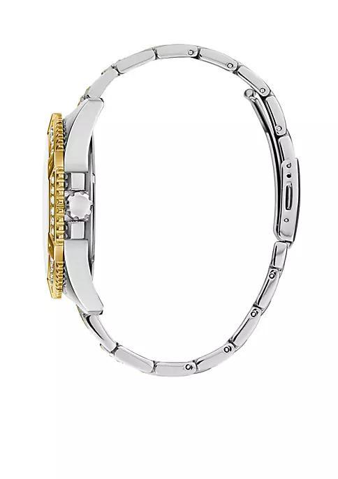 商品GUESS|Silver And Gold-Tone Showstopping Presence Watch,价格¥1689,第4张图片详细描述