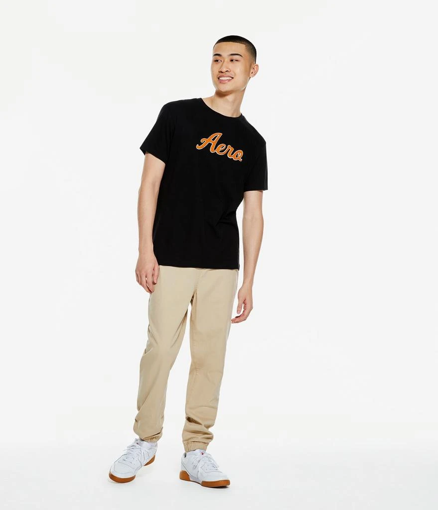 商品Aeropostale|Aeropostale Men's Script Logo Appliquac Graphic Tee,价格¥56,第2张图片详细描述