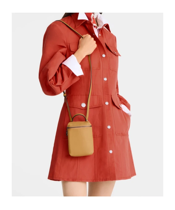 商品【商品预售7天】 Longchamp|Longchamp 女士斜挎包 10285987117 棕色,价格¥2363,第3张图片详细描述