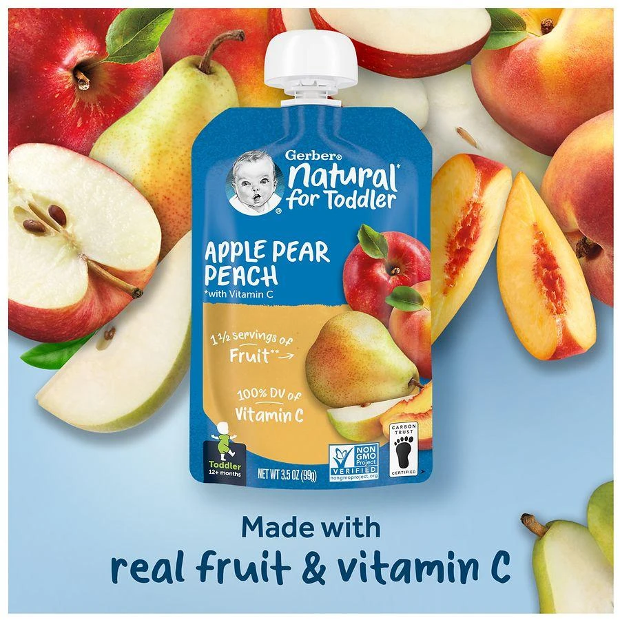 Toddler Foods Pouch Apple Pear Peach 商品