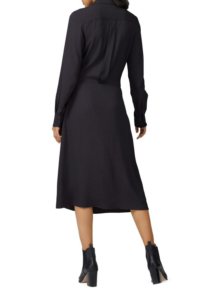 Dean Notch Lapel Midi Dress商品第2张图片规格展示