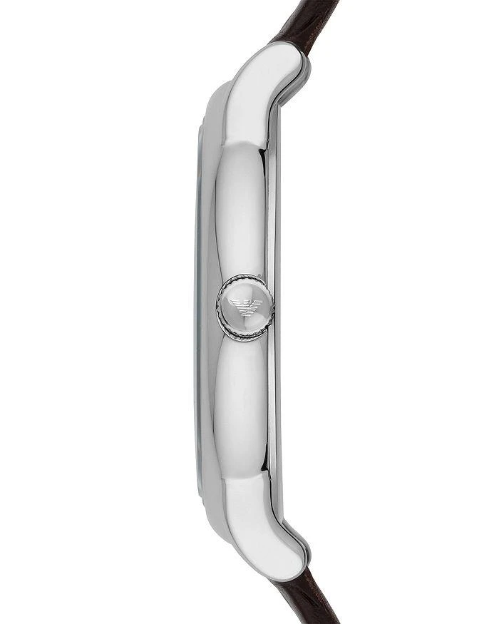 商品Emporio Armani|真皮表带腕表, 43 mm,价格¥1298,第2张图片详细描述