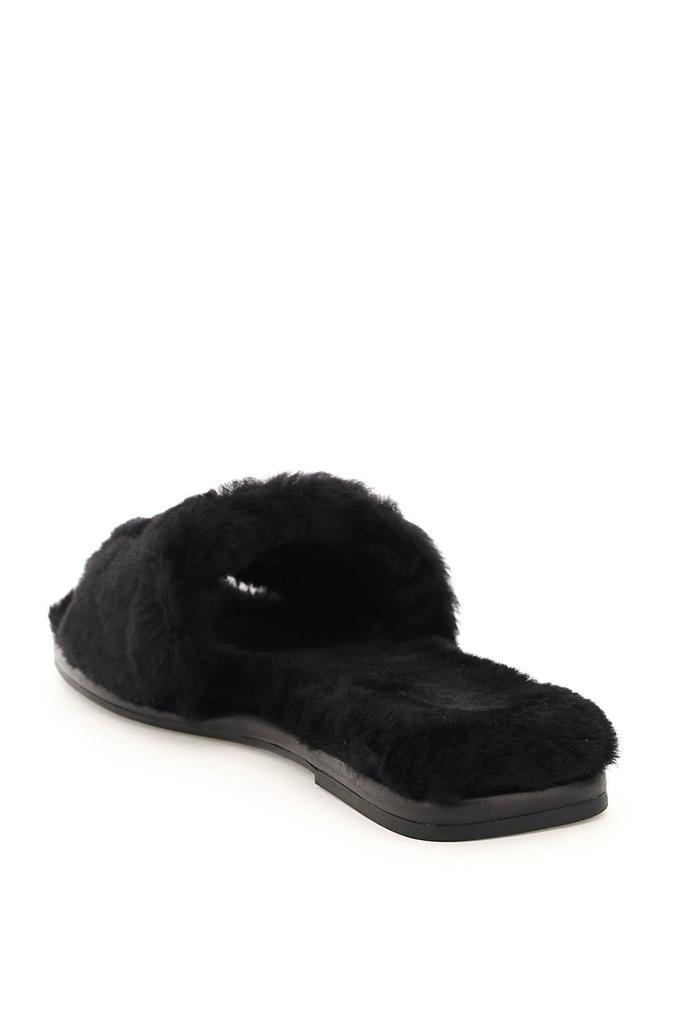 商品Tory Burch|Tory burch double t fur mules,价格¥1375,第5张图片详细描述