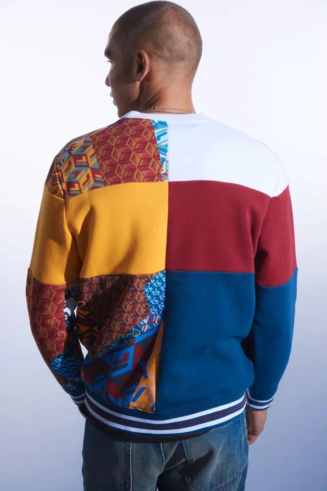 商品Fila|FILA Patterned Crew Neck Sweatshirt,价格¥431,第6张图片详细描述