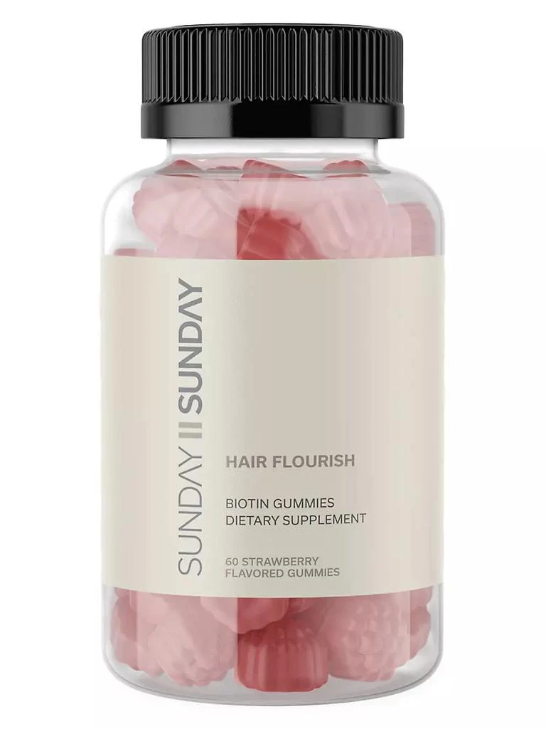 商品Sunday II Sunday|Hair Flourish Vegan Biotin Gummies,价格¥158,第1张图片