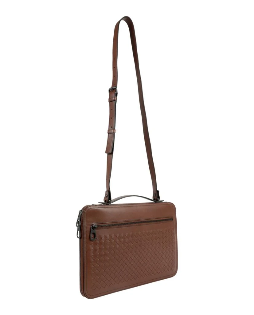 商品Bottega Veneta|Intrecciato Weave Leather Breifcase,价格¥5601,第4张图片详细描述