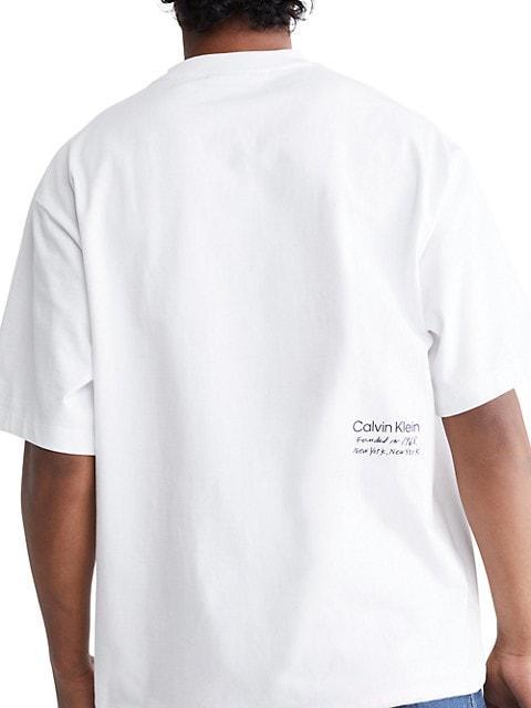 商品Calvin Klein|Standards Cotton Crewneck T-Shirt,价格¥154,第5张图片详细描述