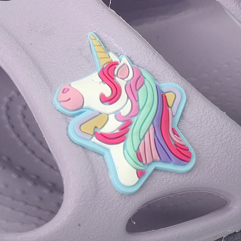 Crocsfl unicorn charm sandal g趣味学院独角兽儿童休闲凉鞋 商品