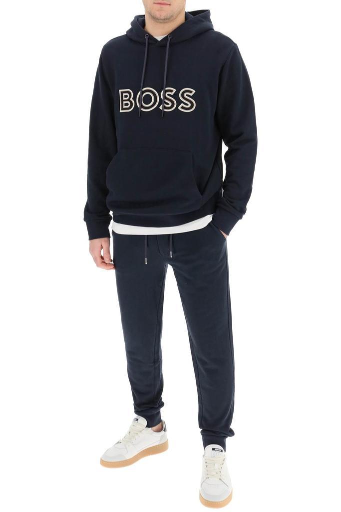 商品Hugo Boss|COTTON JOGGER PANTS,价格¥586,第4张图片详细描述
