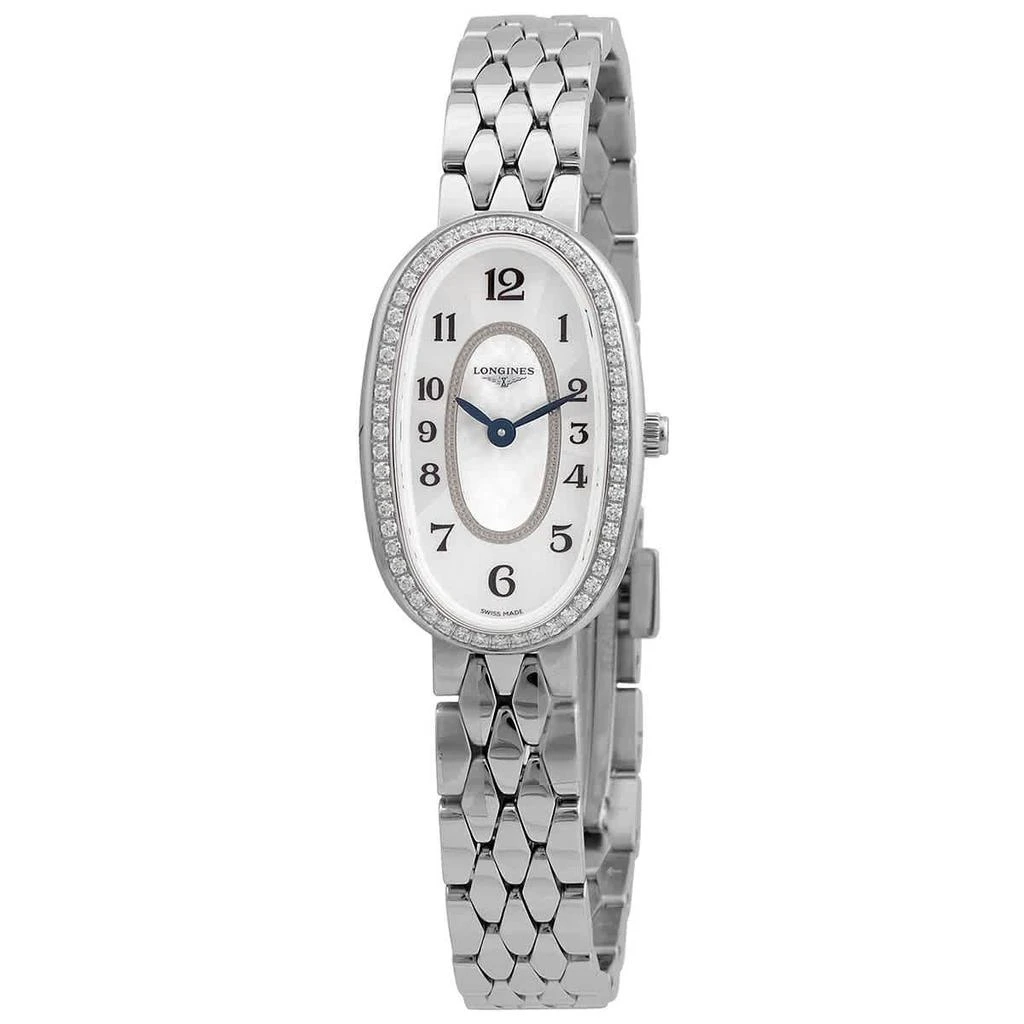 商品Longines|Symphonette Diamond Mother of Pearl Dial Ladies Watch L2.305.0.83.6,价格¥11250,第1张图片