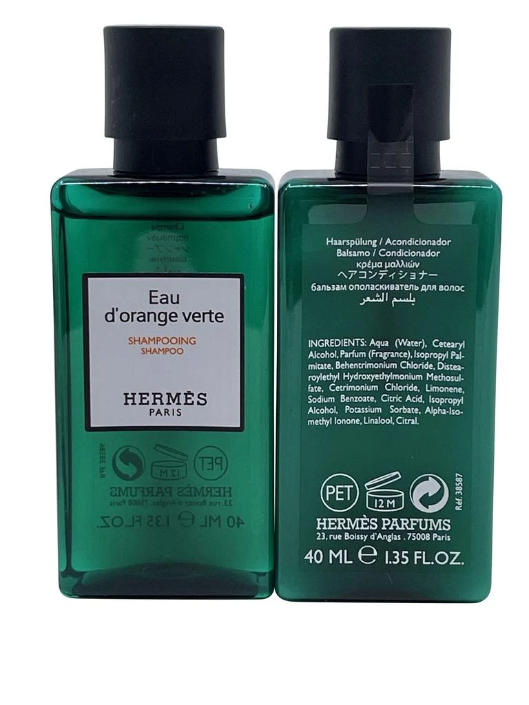 商品Hermes|Eau d'orange Verte Shampoo 1.35 OZ & Conditioner Travel Set 1.35 OZ,价格¥142,第2张图片详细描述